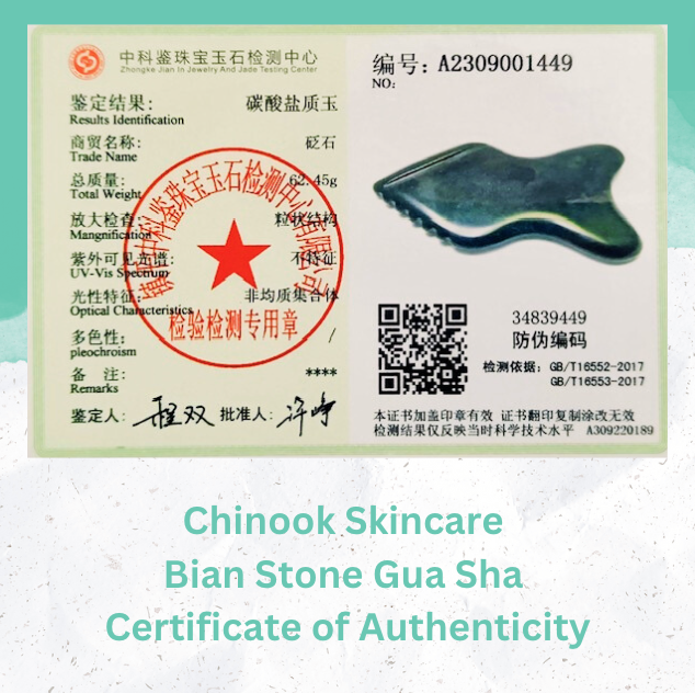 Bian Stone Gua Sha Tool | Frequency-Infused