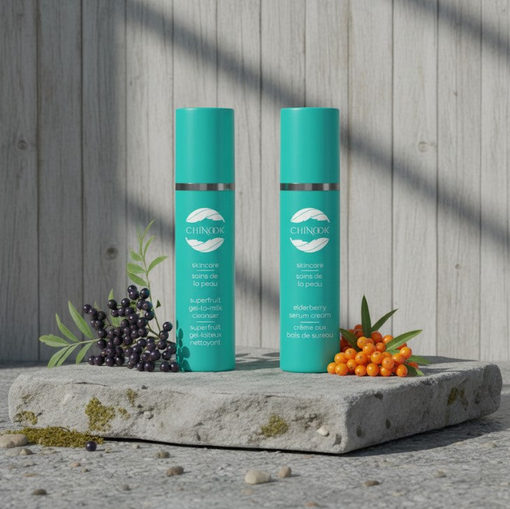 Chinook 2-Step Ritual | 4-in-1 Cleanser + 4-in-1 Serum Cream